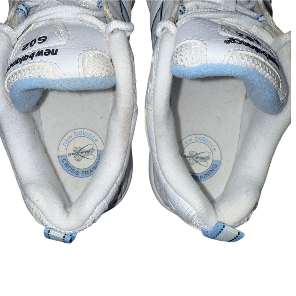 New Balance 602 Y2K White Leather Athletic Sneakers Dad Shoes Retro Size 9 - Picture 10 of 12